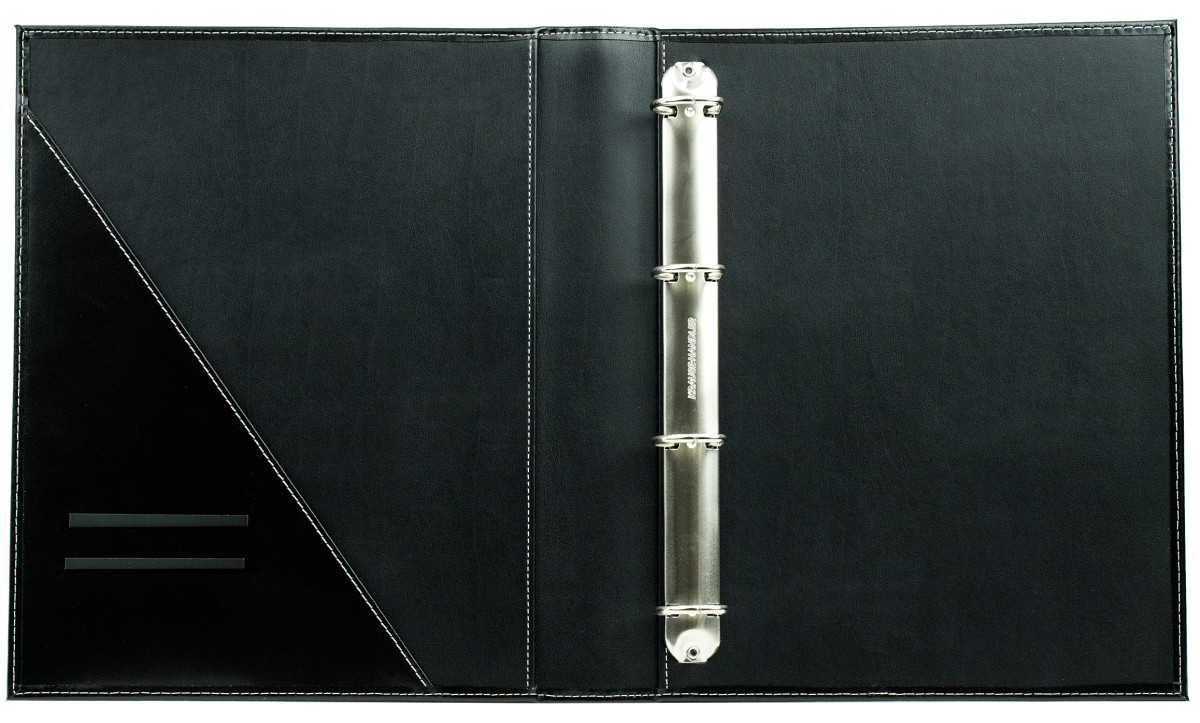 Ordner DIN A4 / DIN A4+ | Echtleder | CAMBRIDGE schwarz